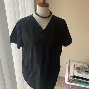 Black Cherokee Scrub Top
